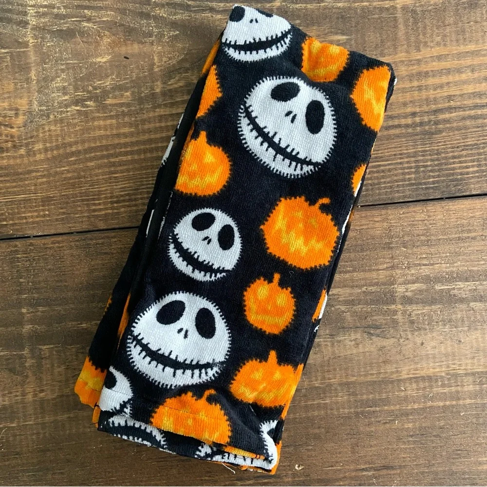 Disney Black and Orange Jack Skellington Hand Towels
